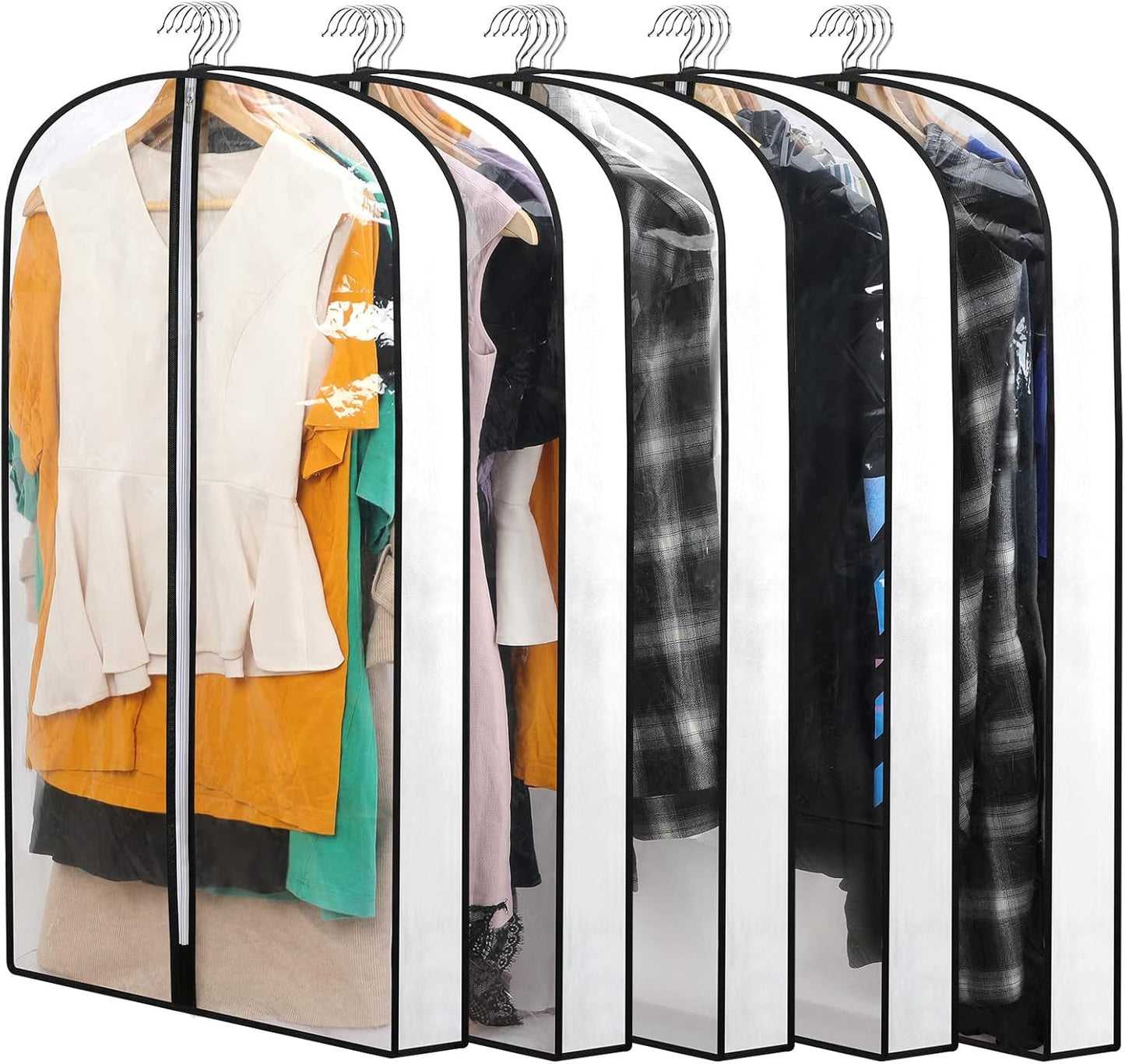 PEVA Kleiderhüllen-Set – 24er-Pack hängende Kleiderhüllen in 3 Größen | Brehn