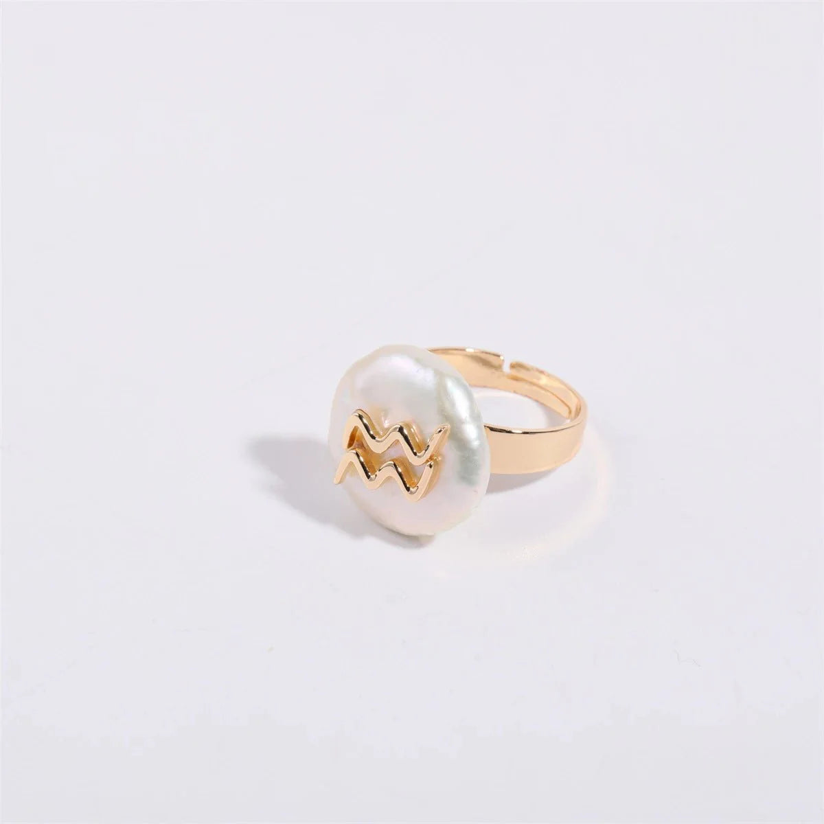 Brehn | Sternzeichen Großer Perlen Statement Ring