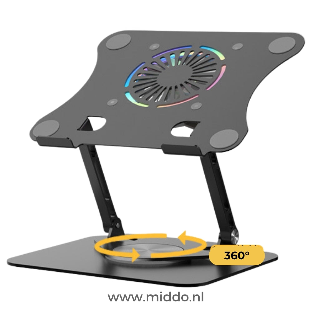 Brehn | Eleganz | Laptop- und Tablet-Ständer 360° - verstellbar - ergonomisch - modernes Design